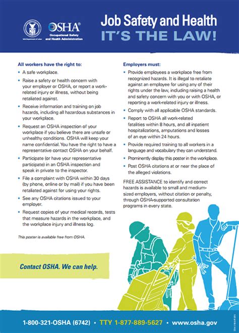 New Osha Updates Its Required Workplace Safety Poster” Ehs Safety