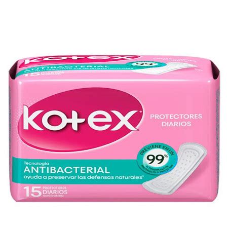 SIGO Protector Antibacterial Diario Kotex 15 Unidades