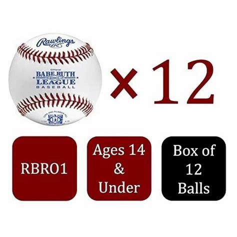 Moulded Rawlings Babe Ruth League Baseballs Count KG Size Inches X Inches At Rs