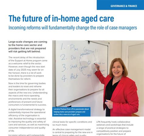 Lorraine Poulos And Associates Lpa On Linkedin Aged Care Today