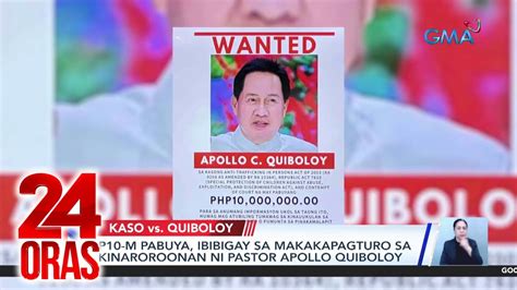 P M Pabuya Ibibigay Sa Makapagtuturo Sa Kinaroroonan Ni Pastor