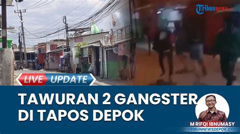 Orang Alami Luka Bacok Buntut Kelompok Gangster Tawuran Di Jalan