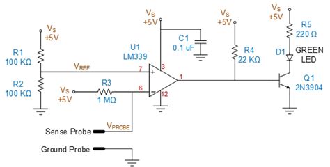 Simple Water Sensor Circuit Diagram Circuit Diagram