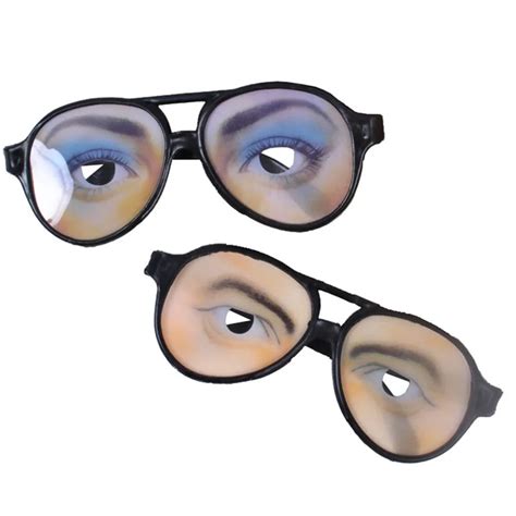 Crazy Eyes Glasses Funny Specs Shape Changing Shades Party Halloween