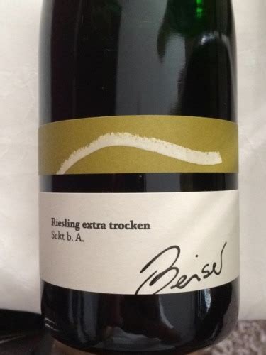 Weingut Beiser Riesling Extra Trocken Sekt B A Vivino Australia