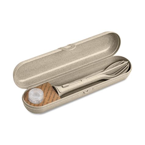 Klikk Pocket Classic Ready Besteck Etui Besteckset Nature Desert