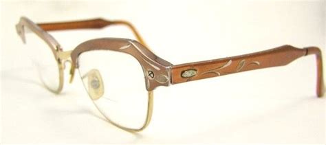 1950s Horn Rimmed Cat Eye Coppery Bausch And Lomb Frames 12k Gold Filled On Etsy 49 00 Bausch