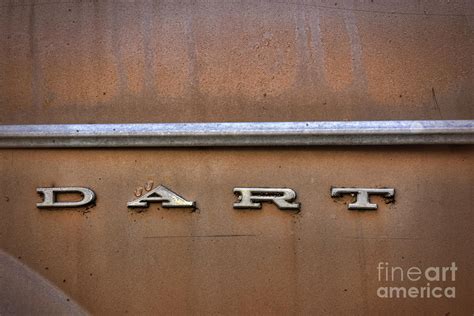 Vintage Dodge Dart Emblem Photograph by Paul Ward - Pixels