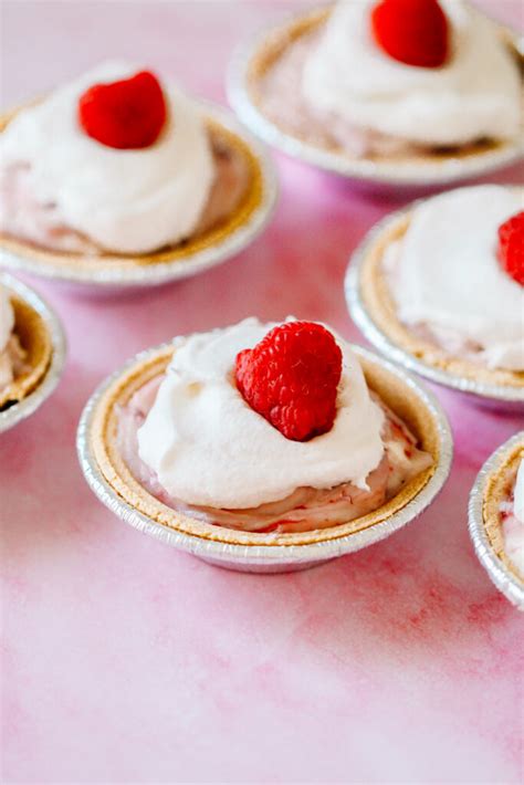 Mini Raspberry Cream Cheese Pies Life Sprinkles By Taryn Camp