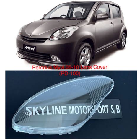 Perodua Myvi SE SE1 SE2 Head Lamp Lens Cover 2005 2006 2007 2008 2009