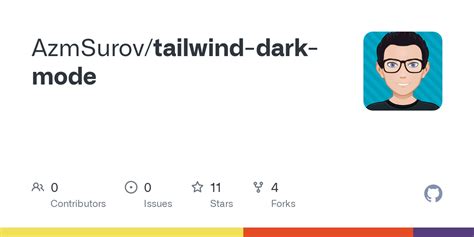 GitHub - AzmSurov/tailwind-dark-mode