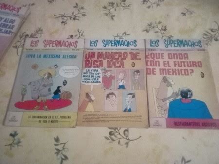 Lote Revista Comic Los Supermachos De Rius Arte Y Chacharas Vintage