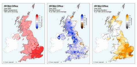 Met Office A Review Of The Uks Climate In 2020 Carbon Brief