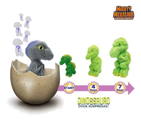 Ovo Surpresa Dinossauro Cresce Na Agua Mighty Megasaur Fun