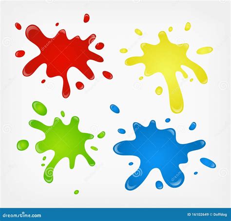 Paint Splat Rainbow Vector Illustration | CartoonDealer.com #6879700