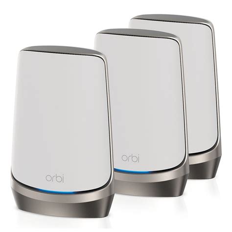 Buy Netgear Orbi Ax11000 Qd Bnd Mesh Wifi 6e White 3 Pack Rbke963