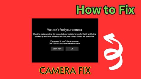 Xa F We Can T Find Your Camera Error Code Xa F Youtube