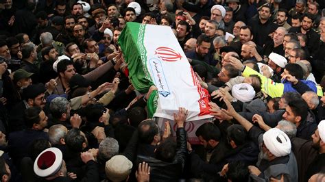 Qassem Soleimani At Least 56 Killed In Stampede At Burial Ceremony For