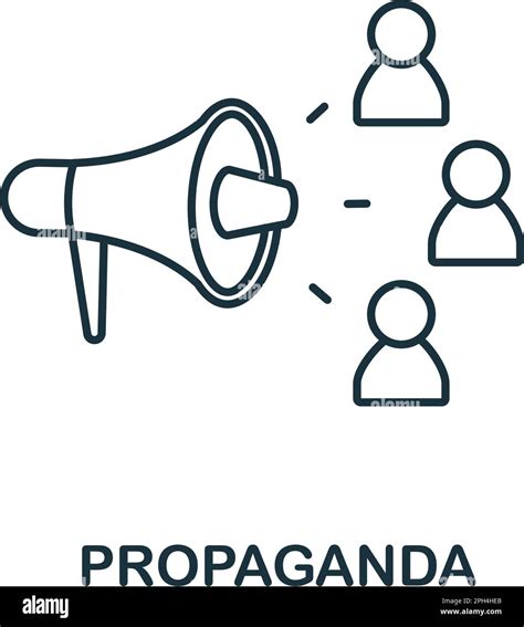 Propaganda Line Icon Simple Element From Social Activity Collection