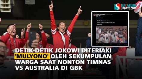 Detik Detik Jokowi Diteriaki Mulyono Oleh Sekumpulan Warga Saat