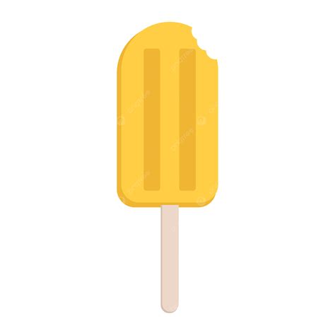 Ilustración De Vector De Paleta Amarilla Png Dibujos Paleta De Hielo Vector Ilustración Png Y