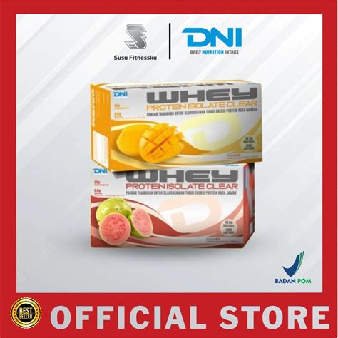 Jual Dni Whey Protein Isolate Clear Gram Serving Sachet Whey