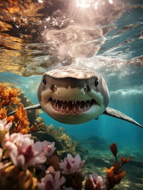 Premium Photo Shark In Its Natural Habitat Wildlife Photography