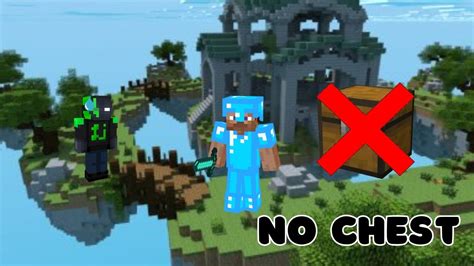 The No Chest Challenge Cubecraft Skywars Mcpe Youtube