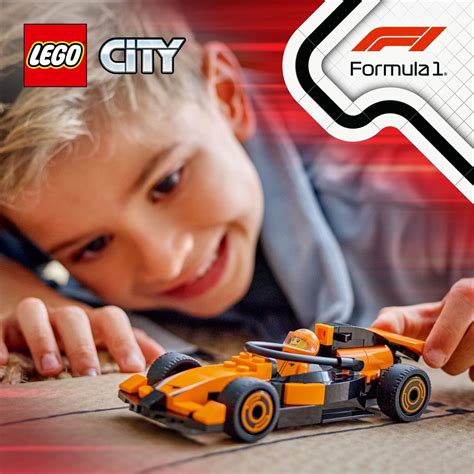 Lego City F Driver With Mclaren Race Car Pieces Shopee