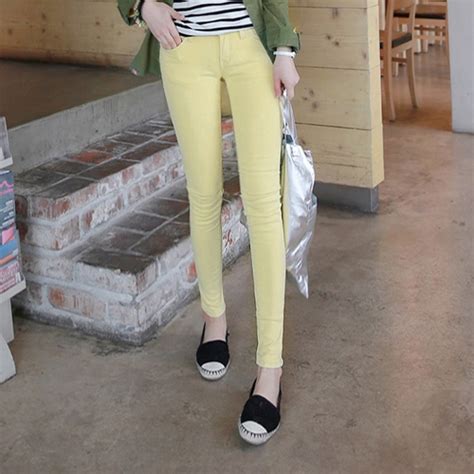 [miamasvin] Pastel Skinny Jeans Kstylick Latest Korean Fashion K