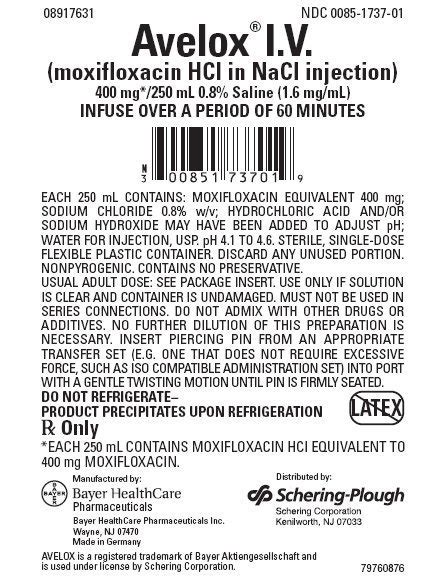 Avelox Package Insert Prescribing Information