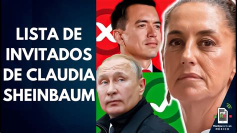 Sheinbaum invita a su toma de posesión a PUTIN y MADURO excluye a Perú