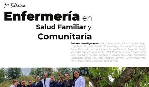 Enfermer A En Salud Familiar Y Comunitaria Ediciones Mawil