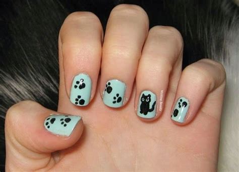 Writing Beauty: Cat Inspired Nail Art