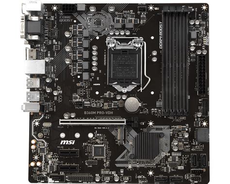 Msi B M Pro Vdh Lga Series Intel B Hdmi Sata Gb S