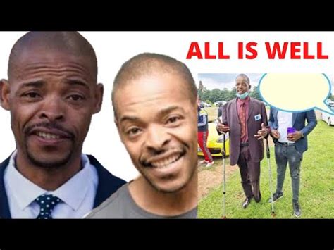 Gomora Actor Israel Zulu S First Public Appearance Without His Leg I