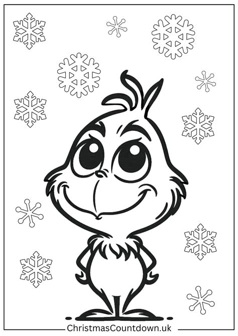 30 Grinch Colouring Pages Free Printable