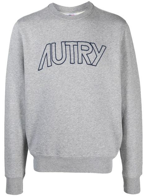 AUTRY - Logo Cotton Sweatshirt Autry