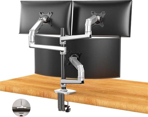 Amazon Ergounion Triple Monitor Mount Holds Screens Up To