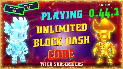 LIVE 0 44 Duo War In Unlimited BLOCK DASH CODE GIVEAWAY Aman