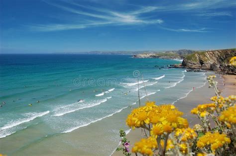 Cornish Beach Landscape Stock Image Image Of Vacation 2754809