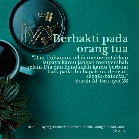 Contoh Ayat Quran Tentang Berbuat Baik Kepada Orang Tua