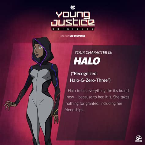 Image - Halo info card.png | Young Justice Wiki | FANDOM powered by Wikia