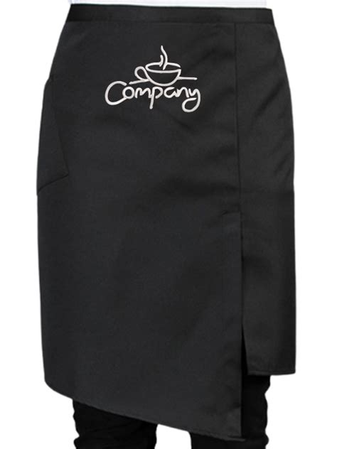 Personalised Waist Apron With Pocket Custom Waist Aprons