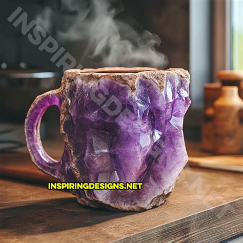 These Mineral Crystal Coffee Mugs Will Rock Your Morning Vibes