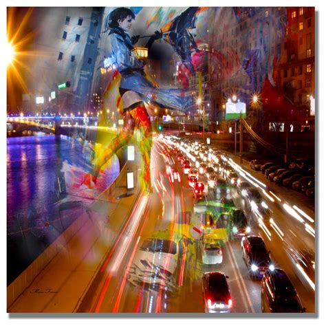 Traffic Canvas Art By Masters Fine Art 18 X 18 Contemporary