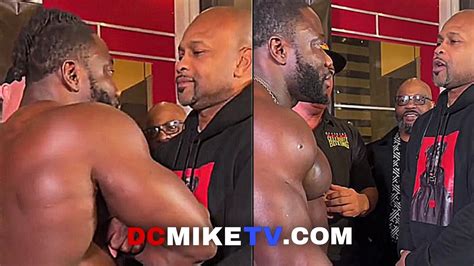 Roy Jones Jr Trade Words With Ndo Champ As He Intensely Stared Him