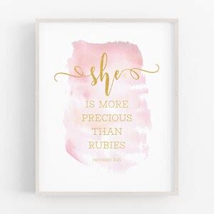 She Is Fearfully And Wonderfully Made Nursery Bible Verse Prints Girl