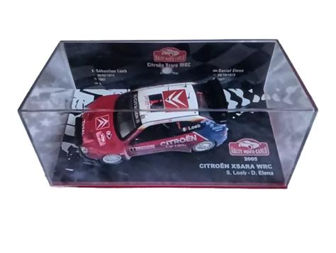 SÉBASTIEN LOEB DANIEL Elena Citroën Xsara WRC miniature 1 43 Rallye EUR