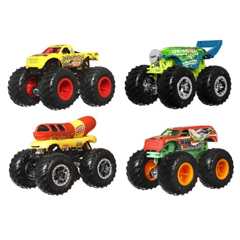 Hot Wheels Monster Trucks 4-Pack | Mattel